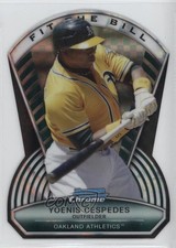 2013 Bowman Chrome Fit the Bill X-Fractor 14/24 Yoenis Cespedes #FTB-YC 3t2