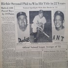 Philadelphia Phillies Richie Ashburn 1955 Batting Title Wille Mays H R Snider  — photo 2