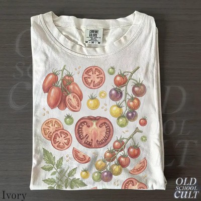 Vintage Tomato Graphic Retro Comfort Tee Shirt