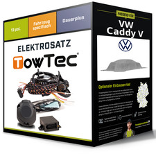 Elektrosatz 13-pol spezifisch für VW Caddy V 09.2020-jetzt NEU