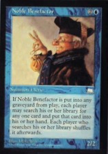 Noble Benefactor - Weatherlight: #44, Magic: The Gathering Lp C286