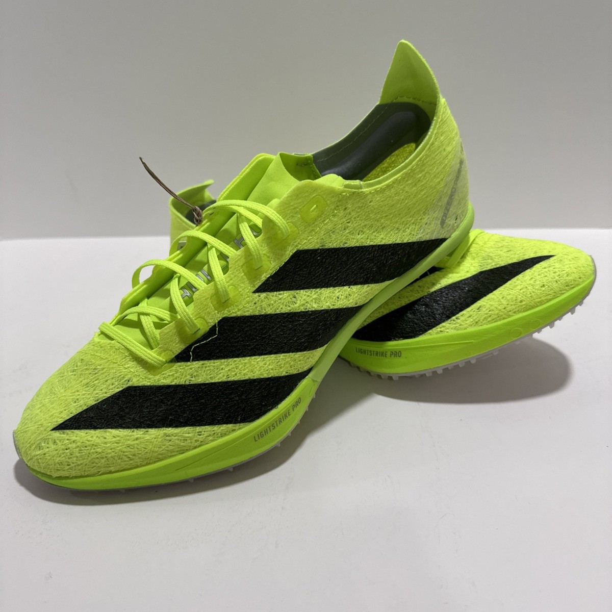 Adidas Adizero Prime SP 3 Strung Lucid Volt Green Men\'s IH5800 New Size 6.5 New Adidas Adizero Prime SP 3 Strung Sprinting Shoes (Green) US  main image 2