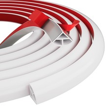 Peel and Stick 118'' Quarter Round Molding Trim for Easy Home Decoration
