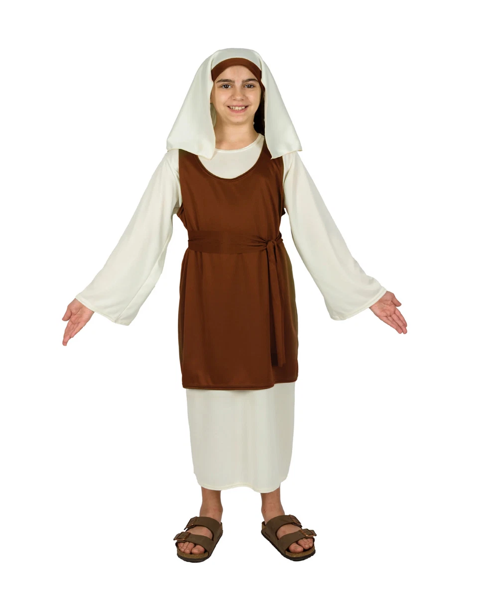 Atosa Costume Pastorella Per Bambina – Rosso Natalizio, Taglia 5-6 Anni, Completo Con Cappello E Grembiule - 2