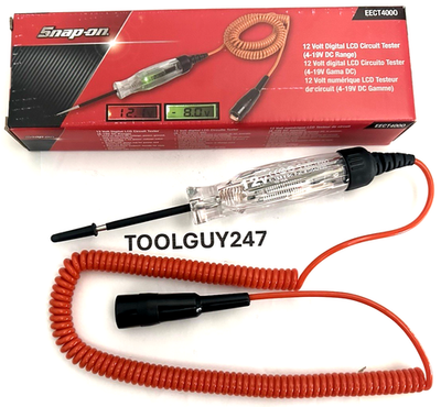 #ad #ad SNAP ON EECT400 O ORANGE Circuit Continuity LED Tester Digital Display NEW TOOLS $139.45