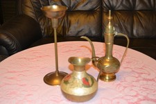 świecznik mosiężny