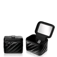 👀 SALE》🔥 AUTHENTIC YSL Yves Saint Laurent Black Vanity Beauty Case Train 🆕️