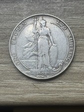Edward VII, Two Shillings, Florin, 1902, 0.925 Silver, Decent Example   
