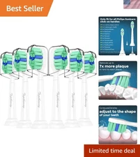 6 Pack of Replacement Brush Heads for Philips Sonicare - Superior Plaque Control