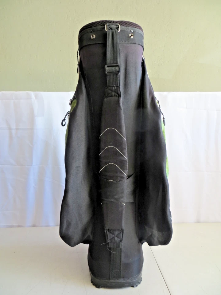 Callaway Golf Cart Bag With 14 Way Divider System Green/Grey/Black 7 Pockets - Image 4 of 4