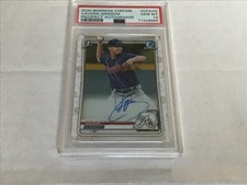2020 Bowman Chrome #CPAVG VAUGHN GRISSOM 1st Bowman Prospect Auto PSA 10 Gem MT