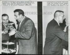 1959 Press Photo Johnny Unitas, Amache & Gino Marchetti in San Francisco