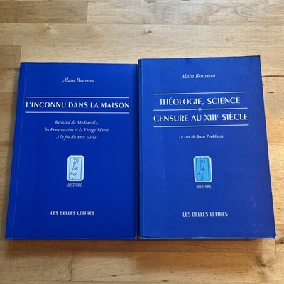 SIGNED Alain Boureau L Inconnu Dans La Maison & Théologie Science Censure LOT