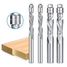 Spiral Flush Trim Router Bit Solid Carbide UP & Down Compression Router Bits CNC