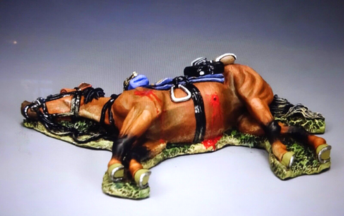 king & country TRW030 54mm American dragoon's shot dead horse 2012 mib oop