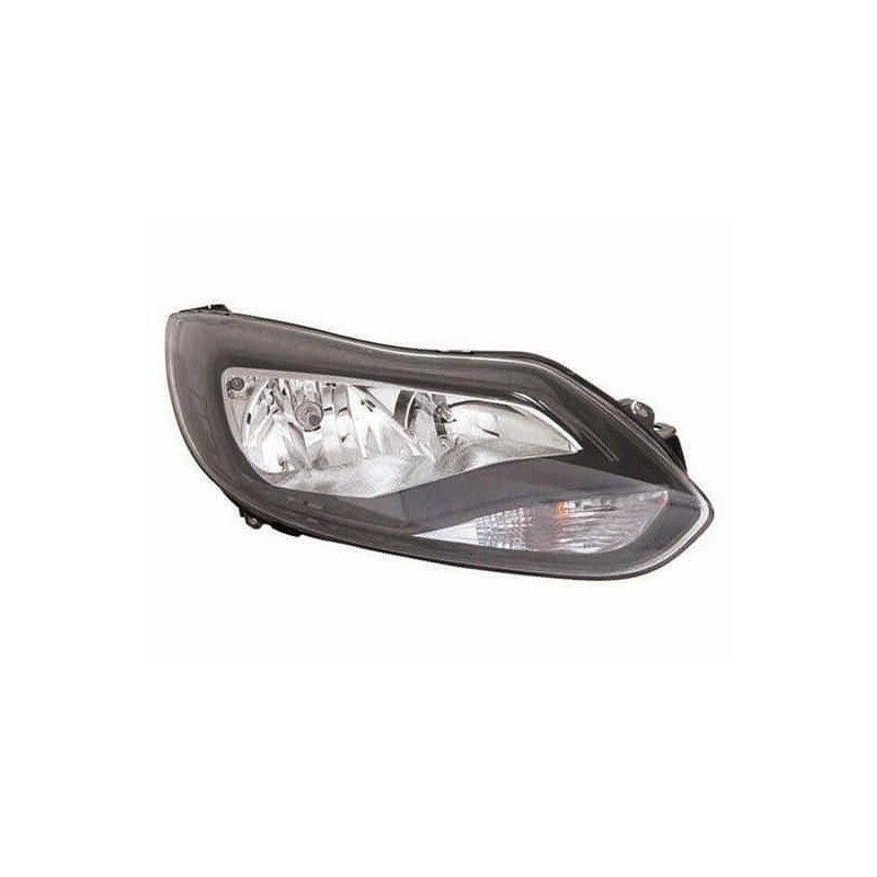 Phare avant droit noir Ford Focus 3 pour corriger un éclairage de nuit faible