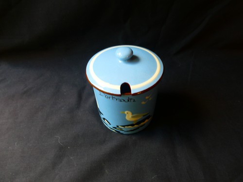 Vintage Babbacombe Torquay Pottery Seagull Lidded Sugar, Honey or Jam Pot - Picture 6 of 9
