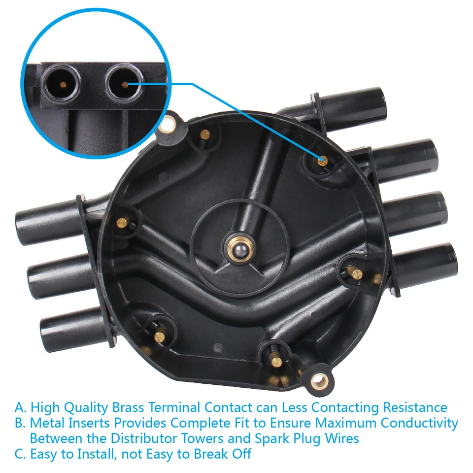 Distributor Cap 12142&13141 2003 Chevrolet Astro 2004 Chevrolet Astro 10477311 - Image 2 of 4