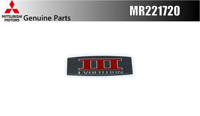 Mitsubishi Lancer EVO3 CE9A EVOLUTION III Original Heck Emblem Badge JDM OEM