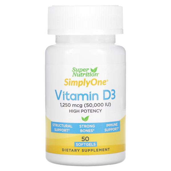 vitamina d3 50.000 iu 50 softgel ULTRA POTENTE 1 SEMANAL envio Urgente Gratis
