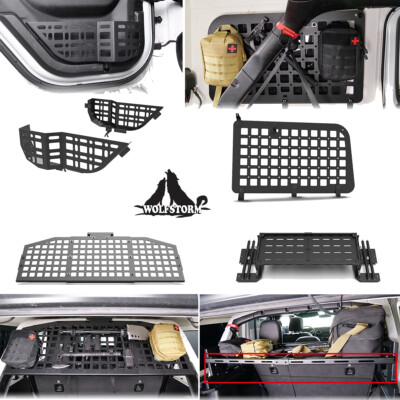 Molle Panel Multi-Function Modular Fit for 2018-2025 Jeep Wrangler JL /4 Door