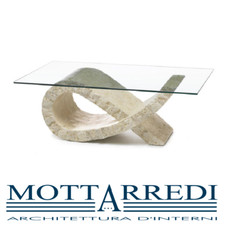 TAVOLINO CON BASE IN PIETRA