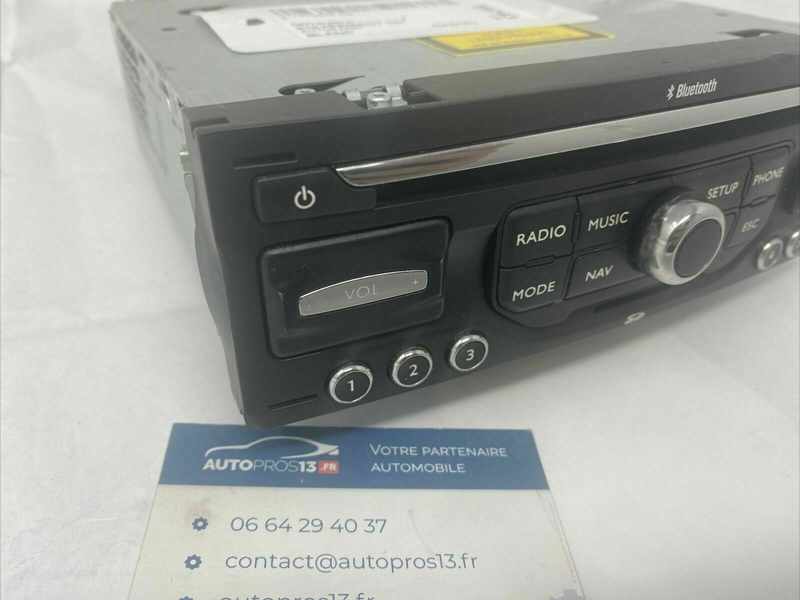 Autoradio RNEG1 Bluetooth Navigation HS (Hors Service) - Pour Pièces - Compatible Citroën C3 C4 C5 Picasso