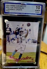 2020 Panini Chronicles RC# 202  Tua Tagovailoa Luminance Update, Pink,  ISA-10