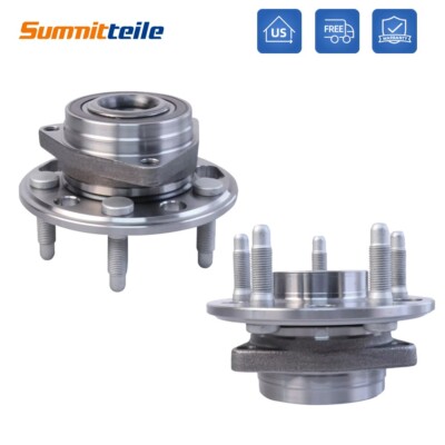 Pair Wheel Bearing Hubs For Chevy Malibu GMC Terrain Saab 9-5 Cadillac XTS CTS
