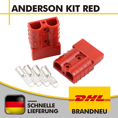 Batteriestecker mit Kupplung Steckverbindung 50-175A 600V für Anderson Satz #