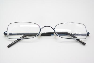 Monture De Lunettes Jacob Jensen 520 Titane Bleu - Forme Ovale - Neuf Sans étiquette