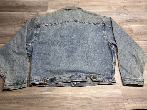 Vintage Denim Trucker Jacket In The Paint NBA Basketball Apparel Mens Sz Medium - Picture 2 of 9