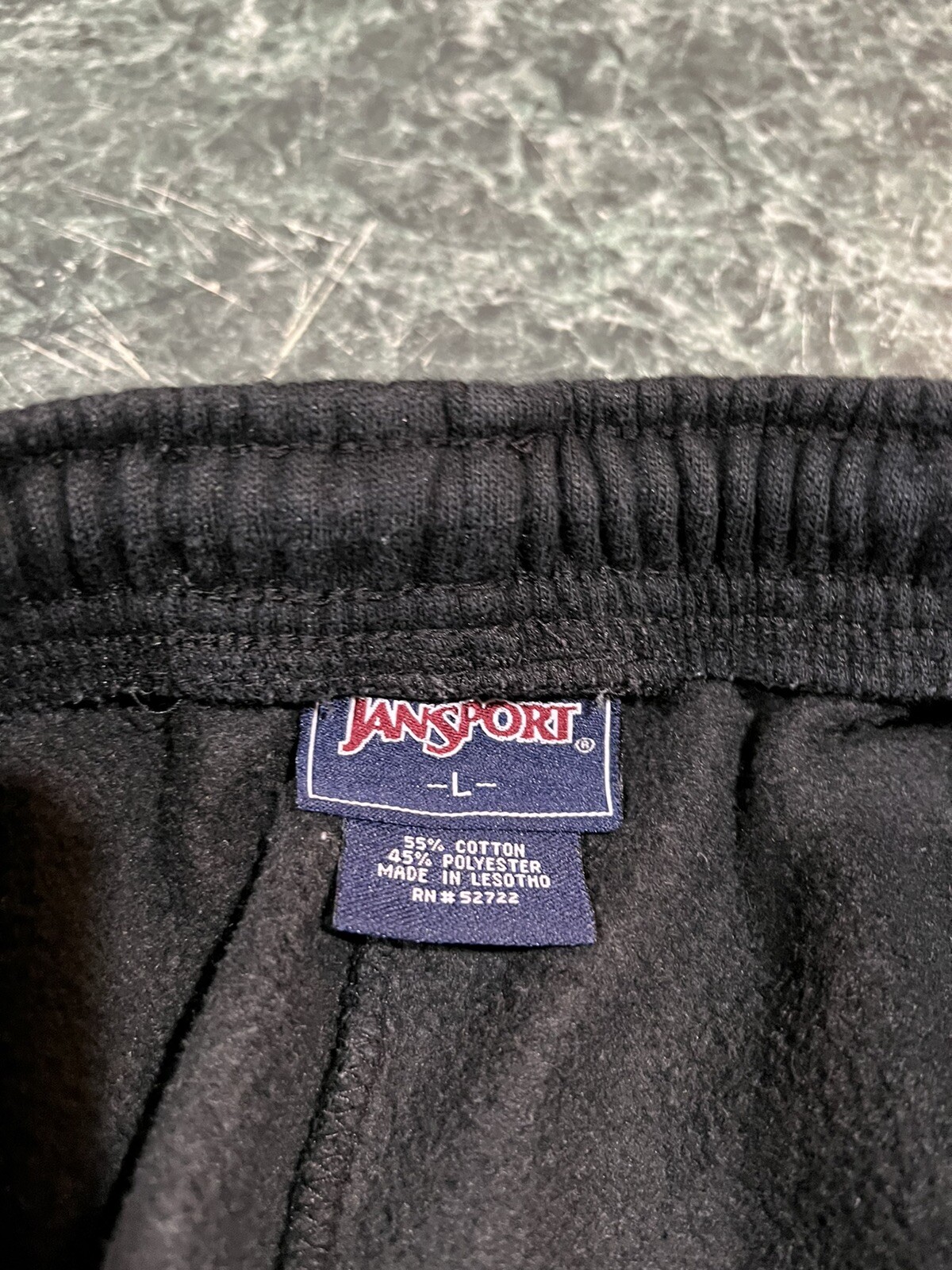 Jansport Iona College Black Spellout Sweatpants Mens … Gem