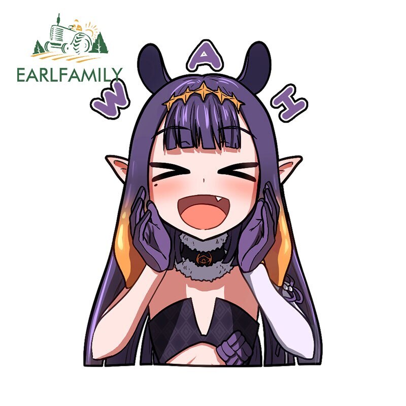 EARLFAMILY 5.1" Ninomae Ina nis Hololive Car Stickers Anime Caravan DIY ...