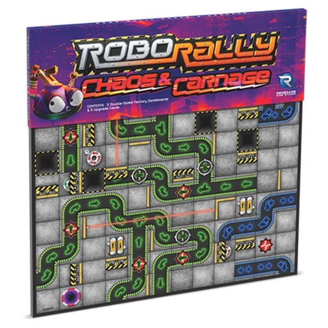 Robo Rally Board Game: Chaos & Carnage Expansion by Renegade Games Roborally