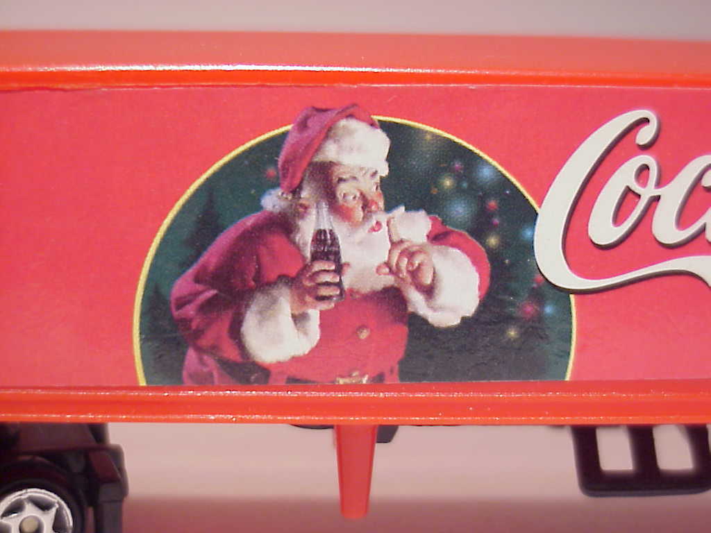 8 INCH Kenworth Xmas Christmas Coca-Cola Truck 1/87 H0 Diecast