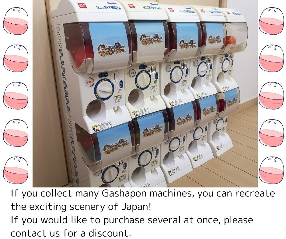 BANDAI Official Gashapon Machine Gacha Gacha Capsule Station with 12 ...