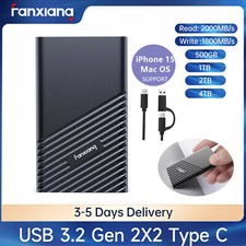 Fanxiang 2TB 1TB External SSD USB 3.2 4TB Por...