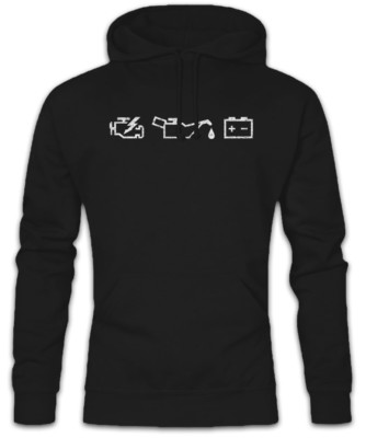 Engine Lights Hoodie Sweatshirt Race Racing car Driver Racer Petrol Head Fun