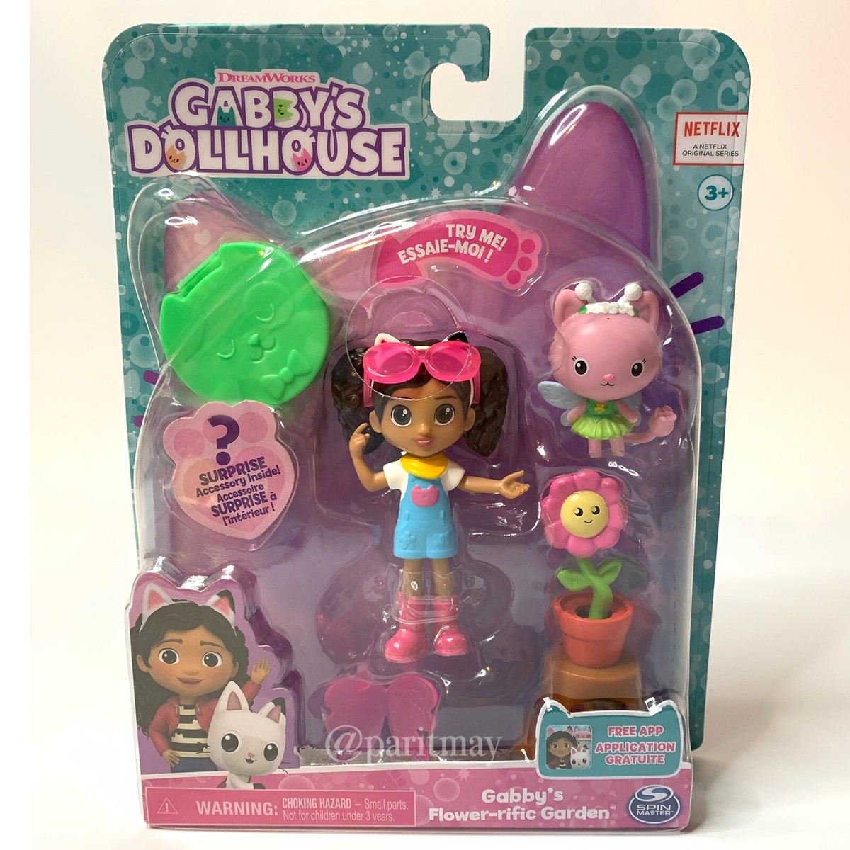 Gabby's Dollhouse, Flower-rific Garden Playset Brand New In Box | eBay