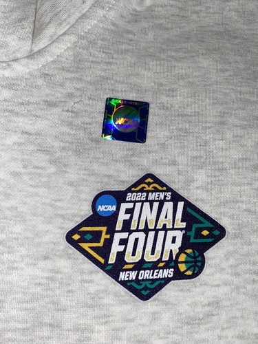 Authentic NCAA 2022 Final Four 1/4 Zip Gray Pullover Sweatshirt Men’s Size XS - Bild 9 von 10