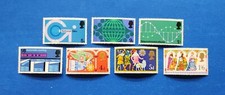 Great Britain Stamps, Scott 601-607 Complete Sets MNH