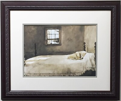 Andrew Wyeth、ALVARO'S BEDROOM Andrew Wyeth “Master Bedroom” Framed Print sold at auction