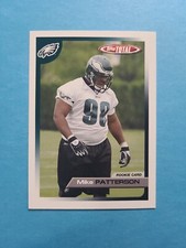 MIKE PATTERSON 2005 TOPPS TOTAL RC ROOKIE FOOTBALL CARD # 442 G5150. rookie card picture