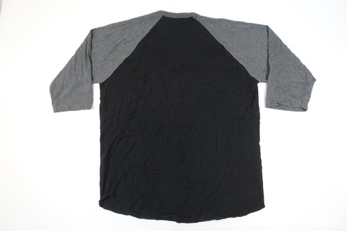 LA POP ART Gris Negro 2XL Manga Media Polar Grizzly Oso Razas Art Camiseta Nuevo - Imagen 5 de 5