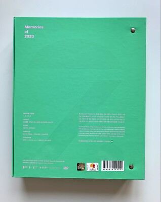 BTS Memories of 2020 DVD Full Set with Pre-Order Gift Photo Frame