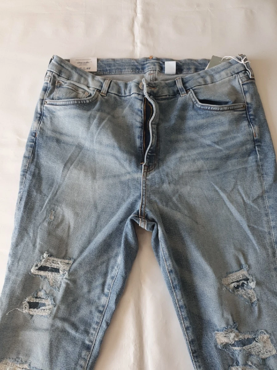 H&m super skinny top high waist jeans