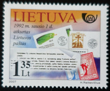 TIMBRE de LITUANIE - HISTOIRE POSTALE N°828 NEUF ** LUXE MNH