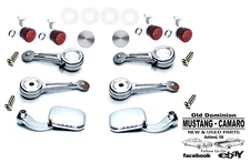 1968 Mustang Interior Door Handle & Door Window & Quarter Window Handle Kit
