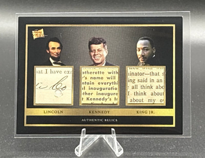 2024 Pieces of the Past Lincoln JFK Martin Luther King Jr HAND WRITING
